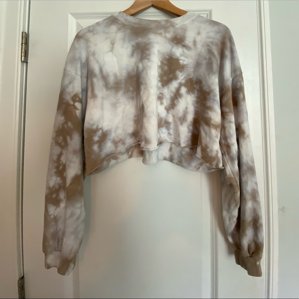 garage cropped sweatshirt